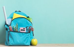 Rucksack mit Schulsachen