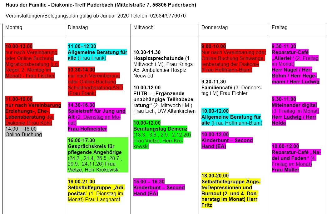 Wochenbelegungsplan März2026
