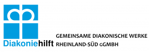 Logo Diakonie hilft mit Schriftzug Gemeinsame Diakonische Werke Rheinland-Süd gGmbH